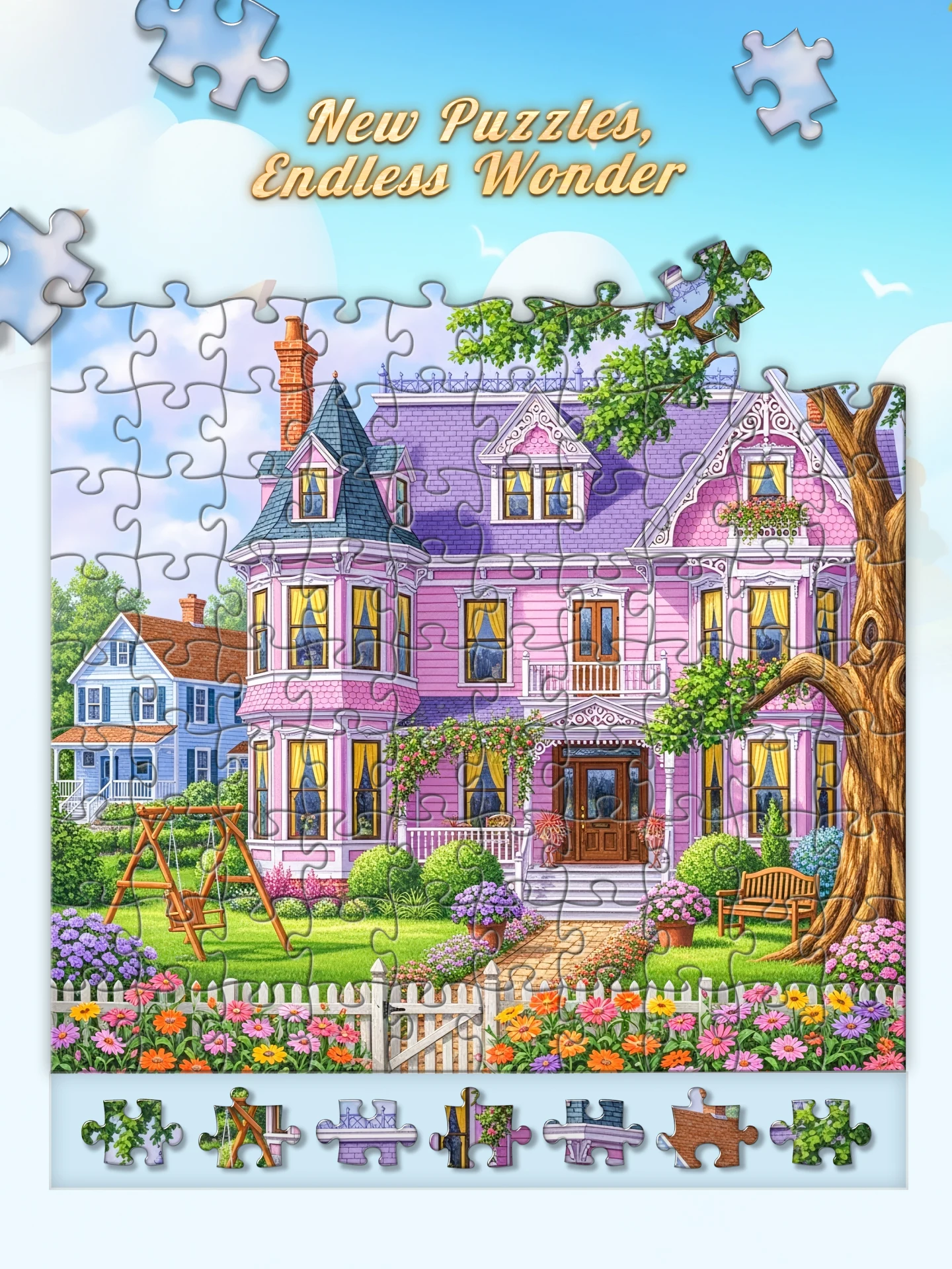 House Jigsaw Puzzles Game screenshot